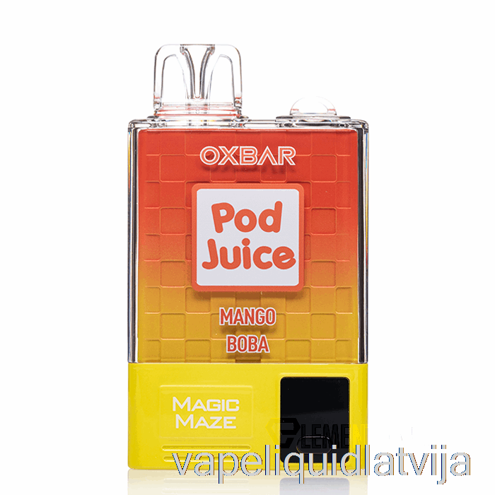 Oxbar Magic Maze Pro 10000 Vienreizējās Lietošanas Mango Boba - Pāksts Sula Vape šķidrums